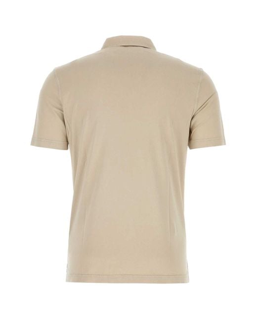 Fedeli Natural Cotton Polo Shirt for men