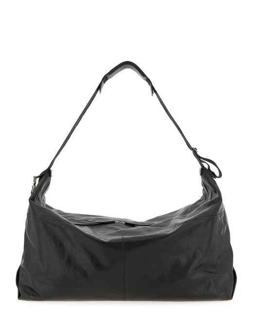 Lemaire Black 'Berlingot 72H Weekend' Shoulder Bag for men