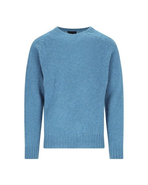 Howlin' By Morrison Blue Sweaters Fine Wool for men