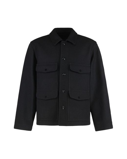 Lemaire Men's Black Utility Jacket