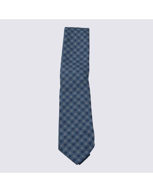 Zegna Blue Ties _Se for men