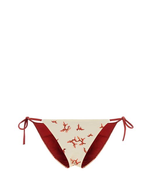 Fendi Pink Printed Stretch Nylon Bikini Bottom