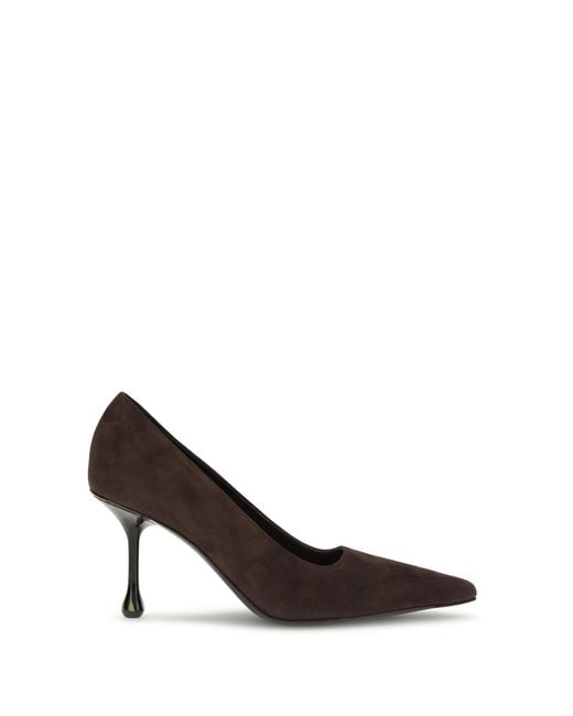 Jimmy Choo Black Ixia Pumps Leather Upper