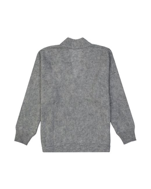 Brunello Cucinelli Gray Wool Sweatshirt