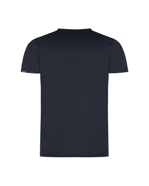 Rrd Black Oxford Techno Fabric T-Shirt for men