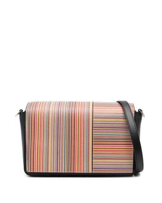 Paul Smith Pink Signature Stripe Crossbody Bag