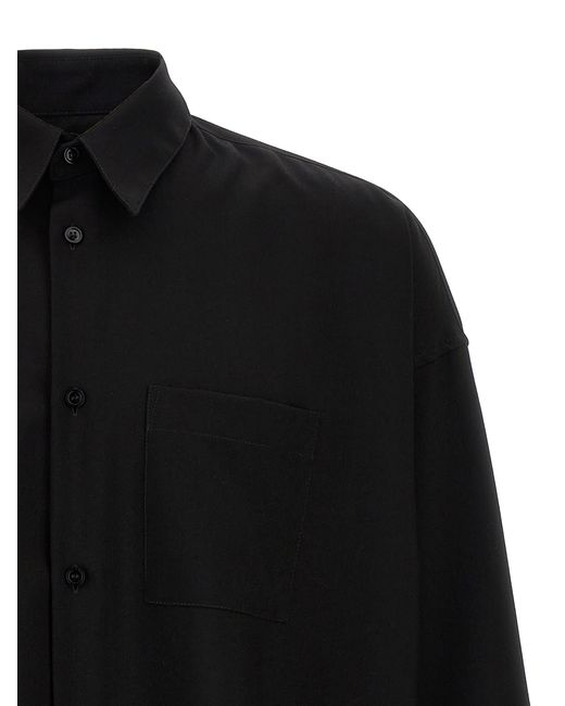 Marni Black Cool Wool Shirt for men