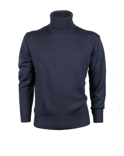 Paolo Pecora Blue Sweaters for men