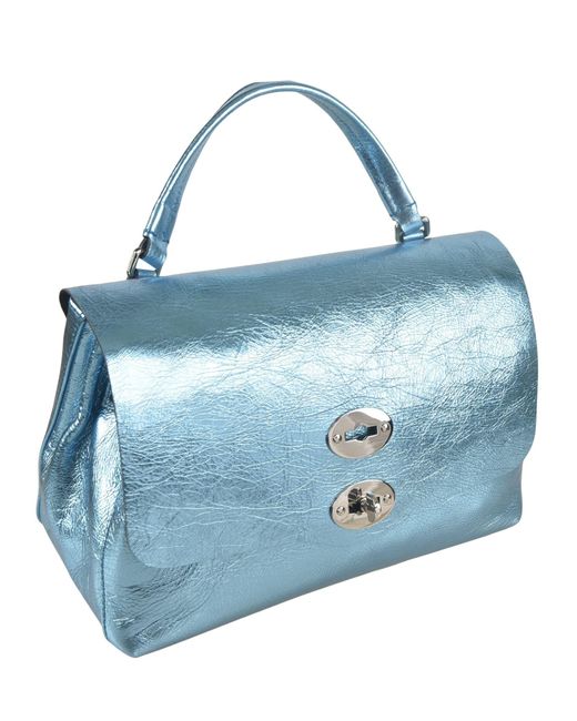 Zanellato Blue Postina Cortina Shoulder Bag
