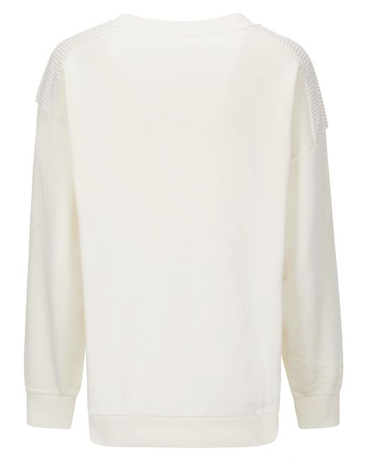 Moncler White Sweatshirt