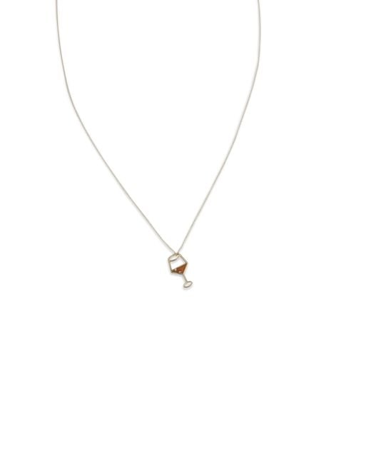Aliita Metallic Enamel Necklace Spritz Brillante Necklaces