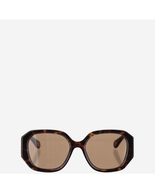 Chloé Brown Tortoiseshell Sunglasses Recycled Acetate