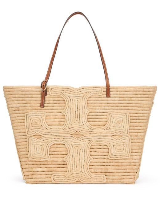 Tory Burch Natural Tote Bag Ella Raffia