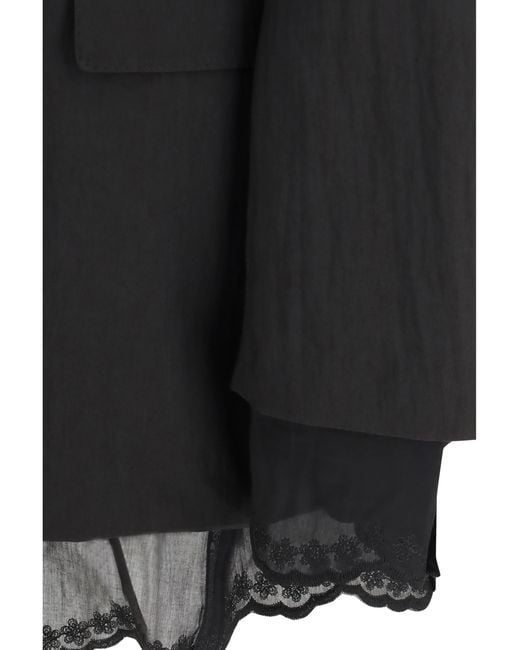 Our Legacy Black Reversible Drip Single Breasted Blazer