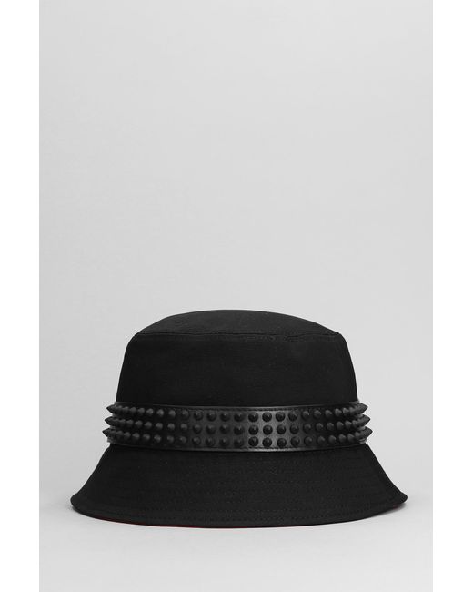 Christian Louboutin Bobino Spikes Hats In Black Cotton | Lyst UK