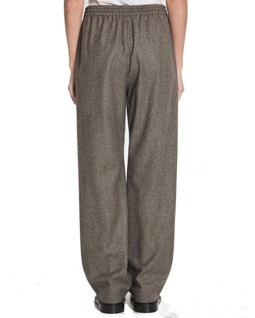 Céline Brown Drawstring Straight Leg Trousers