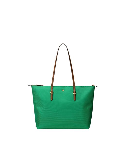 Ralph Lauren Green Keaton 26 Tote Medium