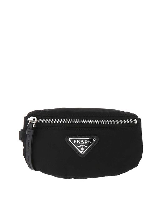 Prada Black Nylon Wrist Pouch for men