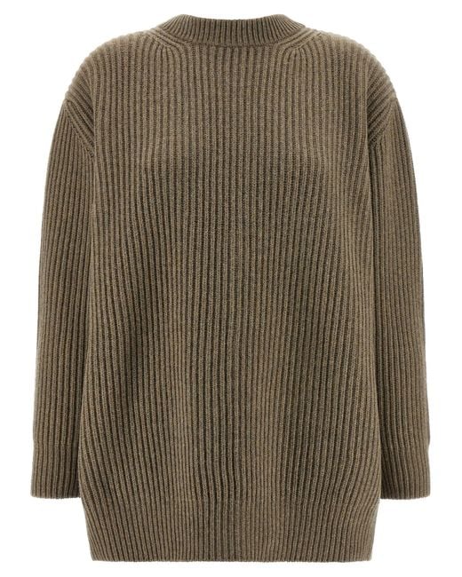 MM6 by Maison Margiela Natural Virgin Wool Short Dress