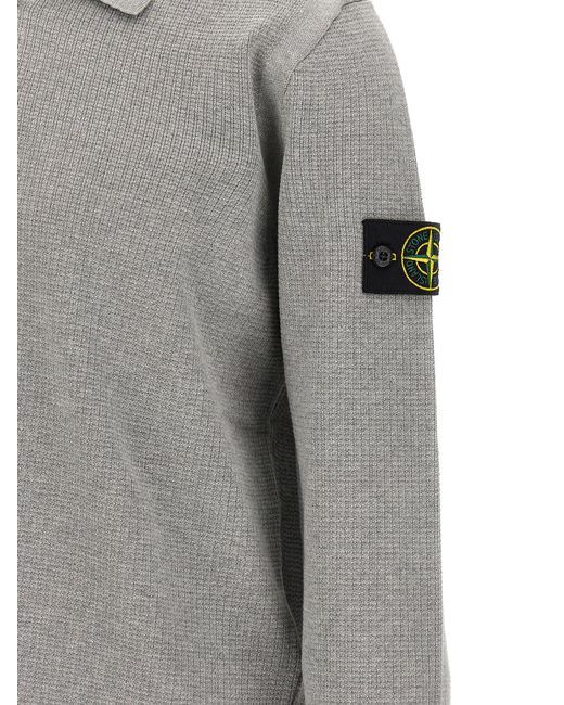Stone Island Gray '5100024' Polo Shirt for men
