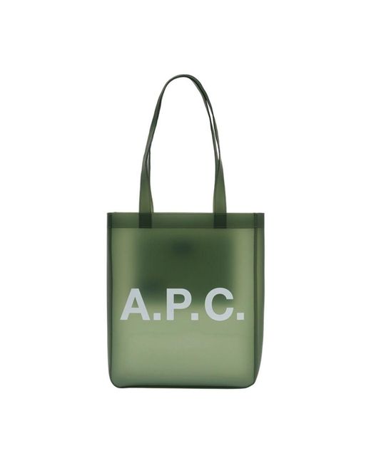A.P.C. Green A.P.C. Lou Tote Bag