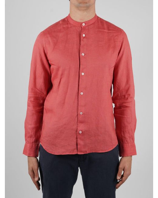 Altea Camicia Uomo Brent Regular Shirt in Red for Men | Lyst