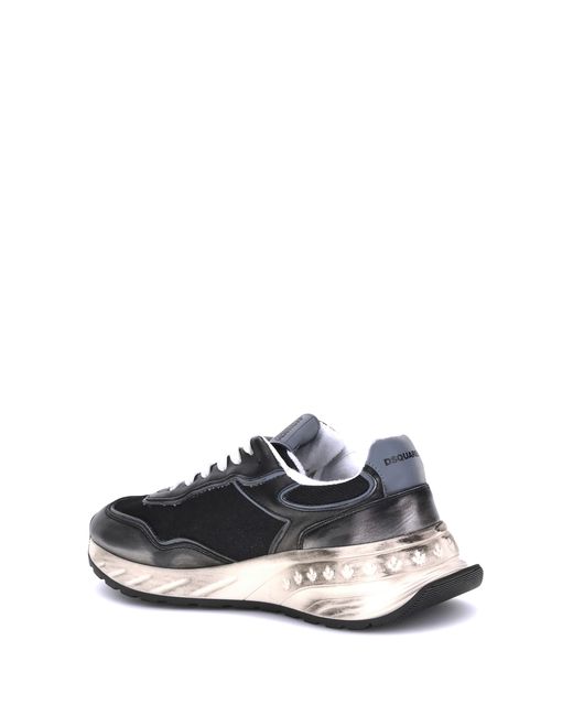 DSquared² White Sneakers Sprinter Trainers for men