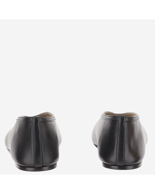Le Monde Beryl Brown Leather Flats Luna