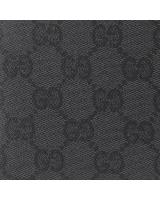 Gucci Black Bi-Fold Wallet Essence Classic for men
