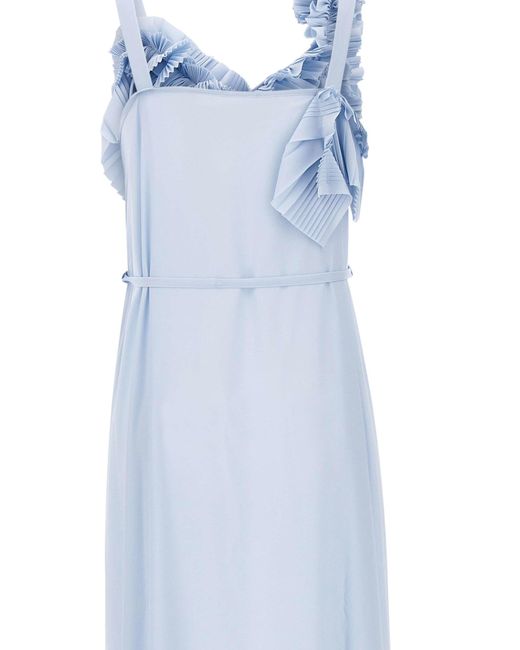 P.A.R.O.S.H. Blue Palmer24 Dress
