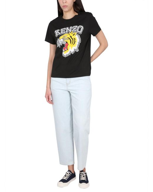 KENZO Blue Carrot Fit Jeans
