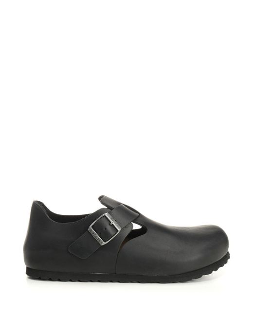 Birkenstock Black London, Oiled Leather