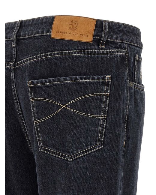 Brunello Cucinelli Blue 'Denim' Jeans for men