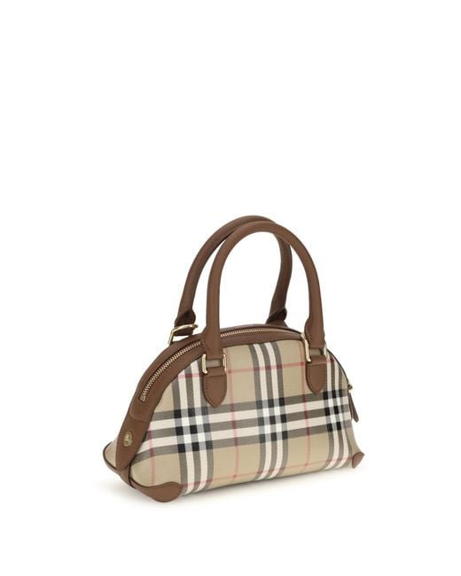 Burberry Multicolor Mini Primrose Top Handle Bag Canvas Handbags
