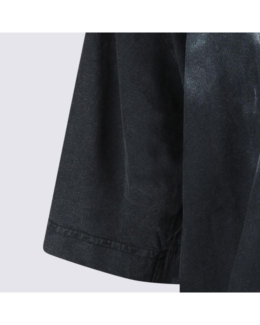 Balenciaga Black Cotton T-Shirt for men