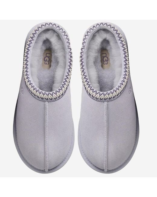 Ugg Blue Mules Tasman Ii Suede Leather