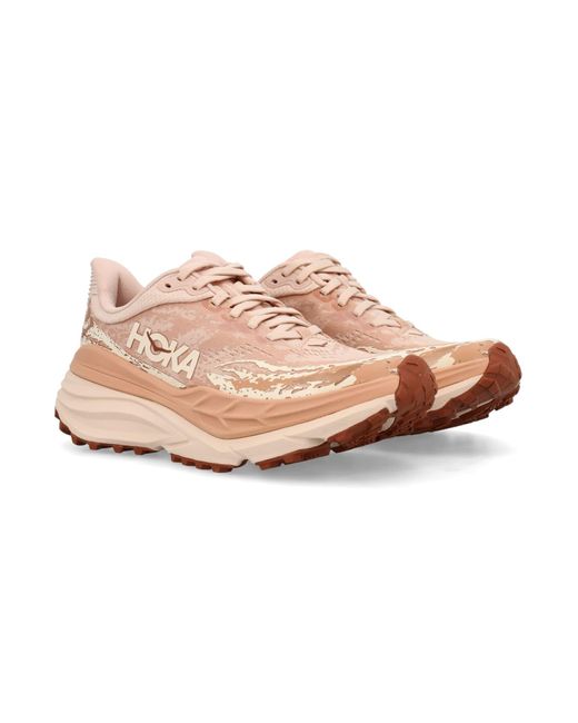 Hoka One One Pink Stinson Sneakers