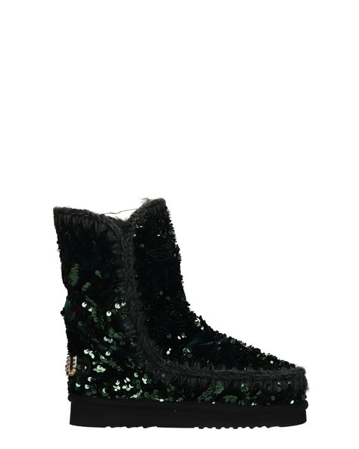 Mou Eskimo 24 Low Heels Ankle Boots In 