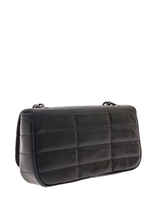 Céline Black Shoulder Bag With Chain In Quilted Leather for men