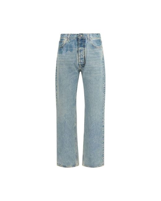 Maison Margiela Blue Cotton Straight for men