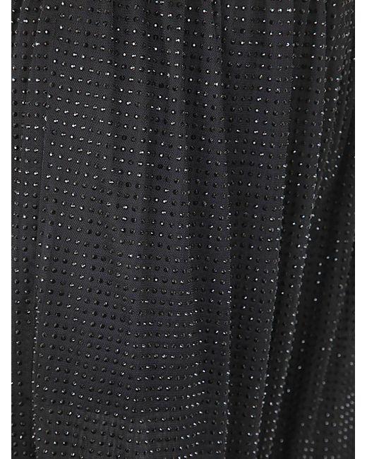 Philosophy Di Lorenzo Serafini Black Embellished Semi-sheer Tulle Trousers