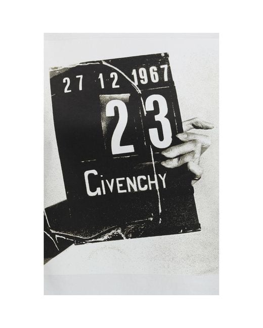 Givenchy White Cotton T-Shirt