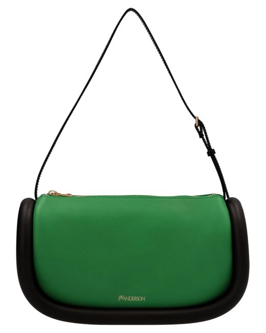 JW Anderson Leather Bumper Baguette Bag in Green Save 16 Lyst