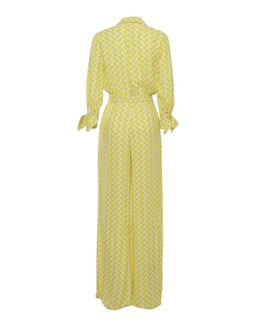 Elisabetta Franchi Yellow Long Dress