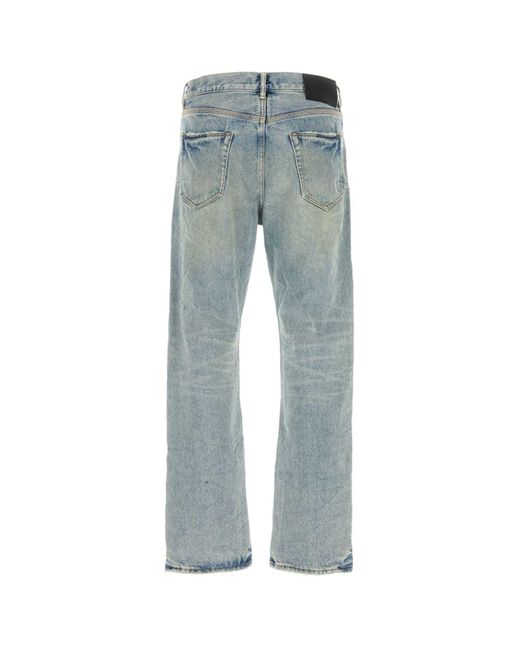 Purple Brand Blue Denim Jeans for men