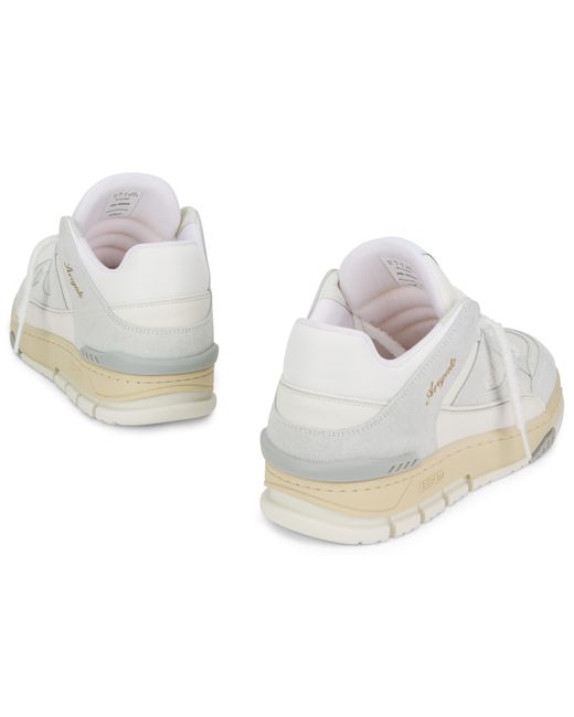 Axel Arigato White Sneakers, Suede Bovine Trainers for men