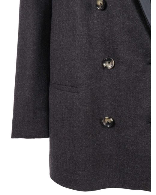 Alberta Ferretti Blue Jacket Virgin Wool