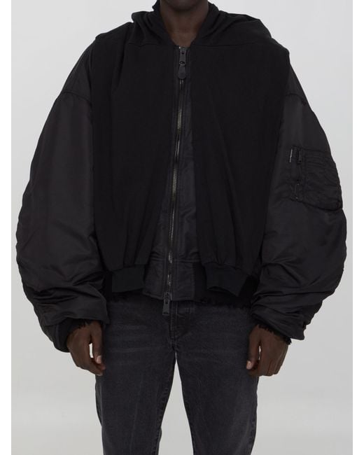 Balenciaga Black Incognito Jacket for men