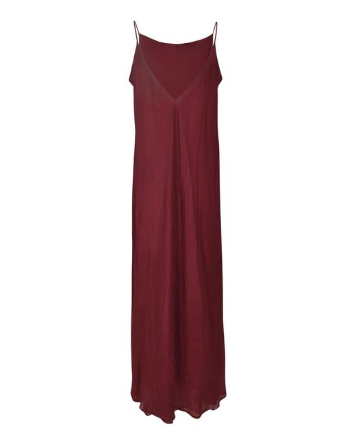 Marc Le Bihan Purple Classic Sleeveless Long-Length Dress