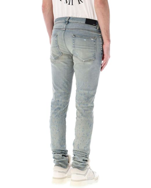 Amiri Blue Shotgun Skinny Jeans for men